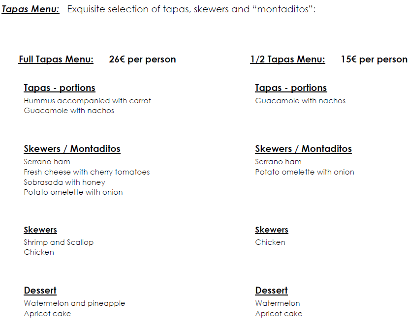 Tapas Magic catamarans 2025 EN